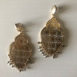 Moroccan gold earrings